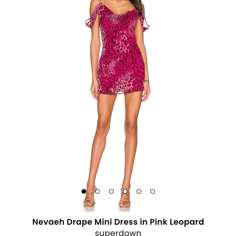 Superdown Nevaeh Drape Mini Dress
